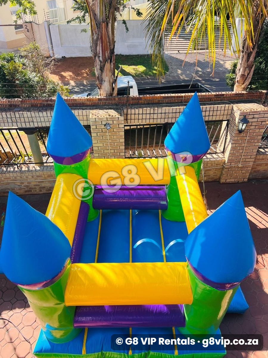 Mercury Castle jumping castle - from above